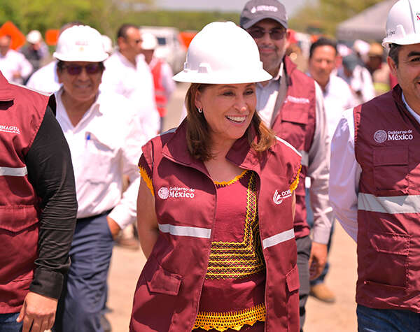 Gobernadora y titular de CONAGUA supervisan el Acueducto Coatzacoalcos