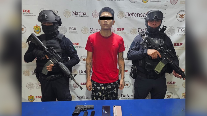 Detienen en Coatzacoalcos a tres presuntos generadores de violencia