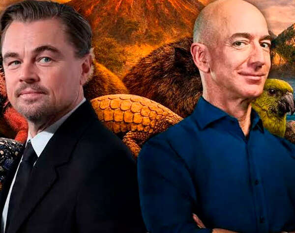 DiCaprio y Bezos encabezan fondo multimillonario para la protección de la fauna