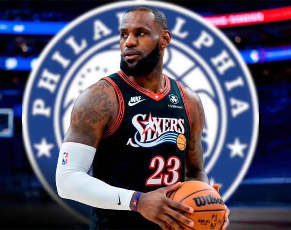 Así será el debut de LeBron James con los Philadelphia 76ers en la NBA