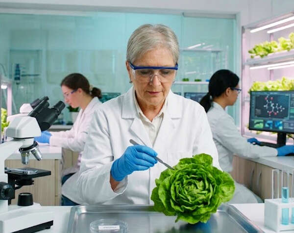 Científicos lograron que una planta de lechuga produzca una proteína de la carne