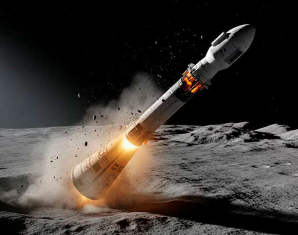 Un cohete de SpaceX chocará con la Luna y el impacto podría observarse desde la Tierra
